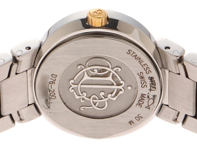 Dior ディオール 腕時計 D76-200 SS/GP ホワイト文字盤 クオーツ【472】MN