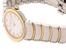 Dior ディオール 腕時計 D76-200 SS/GP ホワイト文字盤 クオーツ【472】MN