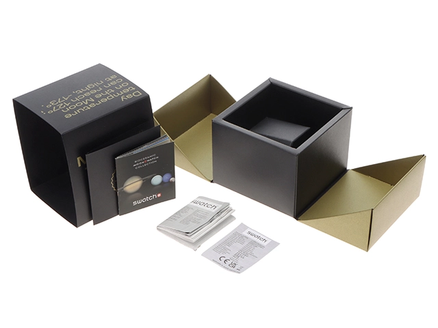 SWATCH スウォッチ ムーンスウォッチ MISSION TO THE MOONSHINE GOLD10月 SO33MI02-110 バイオセラミック/ナイロン クォーツ【472】SJ