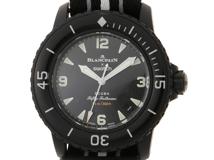 Swach　スウォッチ　ブランパンコラボ　SCUBA FIFTY FATHOMS OCEAN OF STORMS 　SO35B400　CE/NATOストラップ　男性用自動巻時計【473】