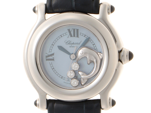 CHOPARD ショパール ハッピースポーツ ドルフィン 革ベルト CHOPARD ショパール ハッピースポーツ ドルフィン 革ベルト