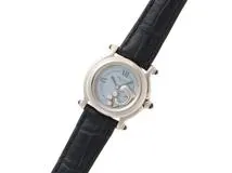CHOPARD　ショパール　ハッピースポーツ　ドルフィン　革ベルト　クォーツ　レディース腕時計　【471】L