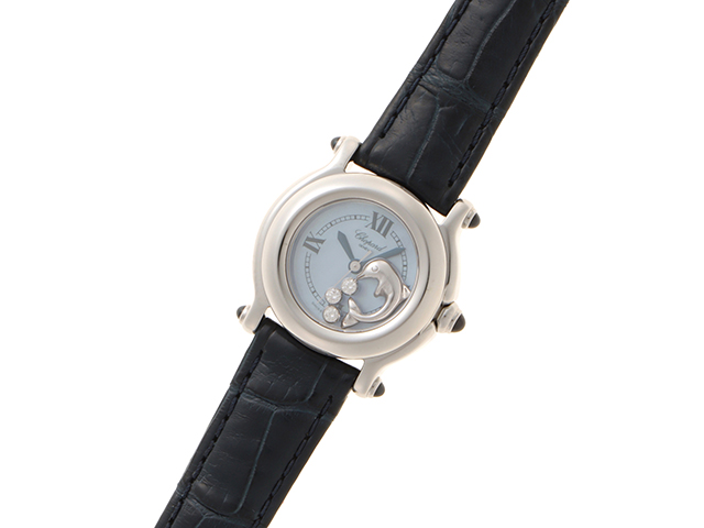 CHOPARD ショパール ハッピースポーツ ドルフィン 革ベルト クォーツ