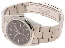 K番　ROLEX　ロレックス　時計　オイスターパーペチュアル デイト　15200　ブラック文字盤　SS　自動巻き　メンズ　M
