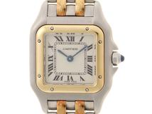 Cartier　カルティエ　パンテールSM　84083242　SS/YG　クォーツ　レディース時計【430】2148103804656