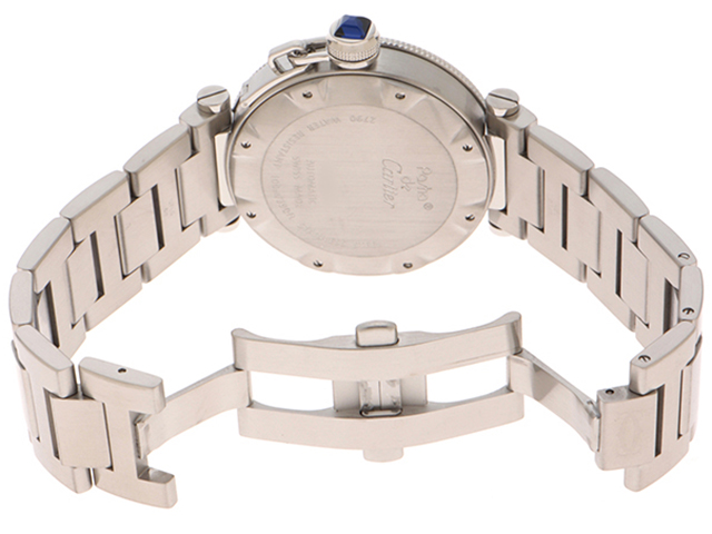 Cartier カルティエ パシャ シータイマー W31080M7 シルバー SS
