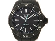 TAG HEUER タグ・ホイヤー アクアレーサー プロフェッショナル２００ ソーラーグラフ WBP1112.FT6199 SS/カーボン 電波時計 メンズ ブラック文字盤【430】2148103804717