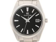 GRAND SEIKO グランドセイコー　メンズ クオーツ　ヘリテージコレクション SBGP011 ブラック文字盤 SS【472】HK