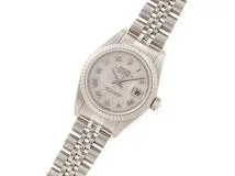 Y番 ROLEX ロレックス デイトジャスト26 79174 ピンクシェル文字