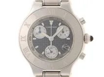 Cartier   　カルティエ 　 マスト21　　クロノスカフ 　　W10172T2　　クォーツ　　メンズ　　【436】　2148103806308