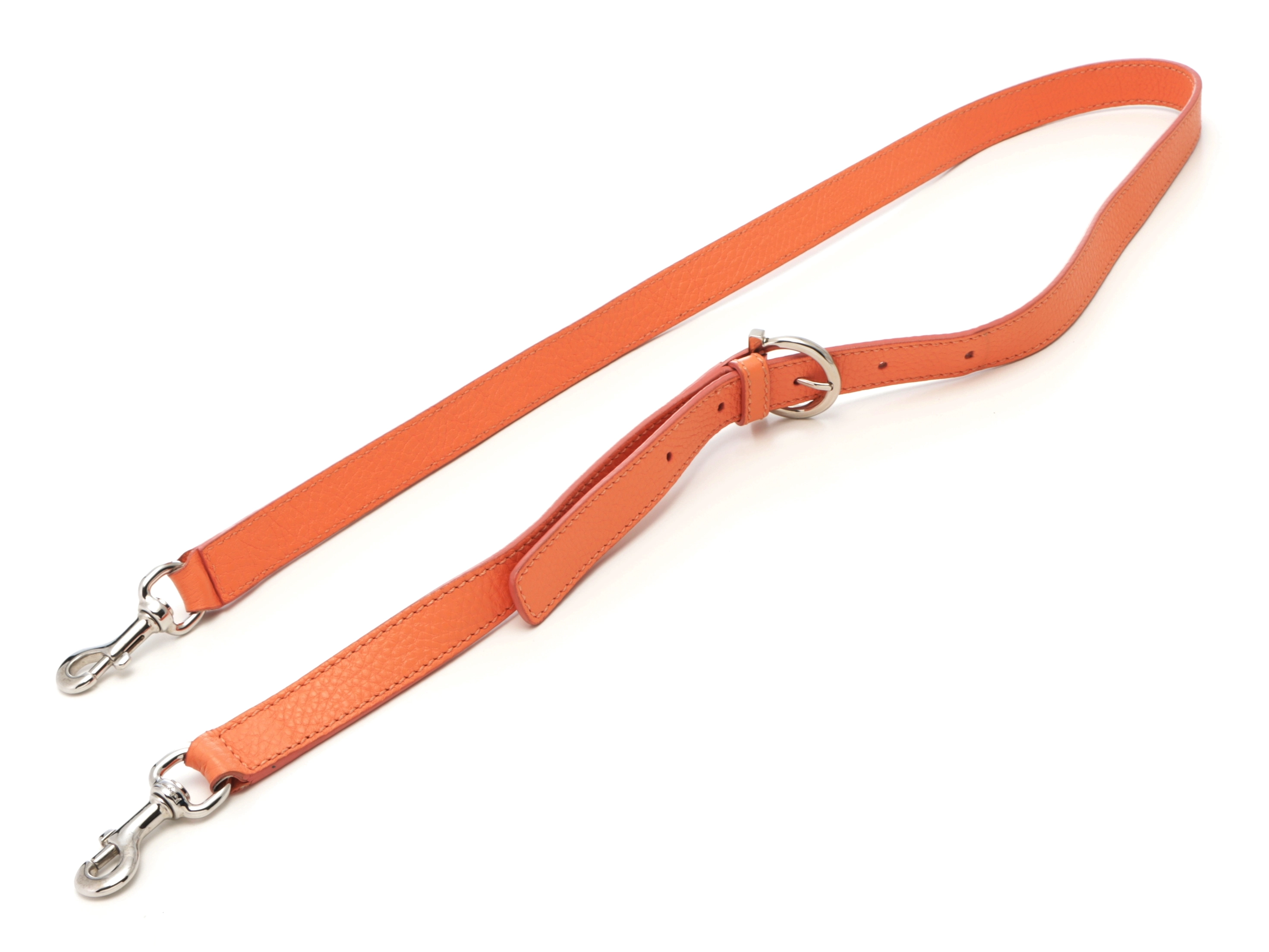 Salvatore Ferragamo サルヴァトーレ フェラガモ ソフィア ガンチーニ 2WAY ハンドバッグ ショルダーバッグ オレンジ レザー【473】