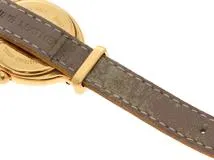 FENDI フェンディ  レディース時計 カメレオン チェンジベルト 640L シルバー文字盤 ゴールドプレート/革 クオーツ【472】UH