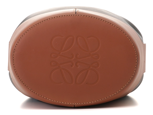 LOEWE ロエベ バルーンバッグスモール ブラック/ブラウン レザー【430】2148103807305