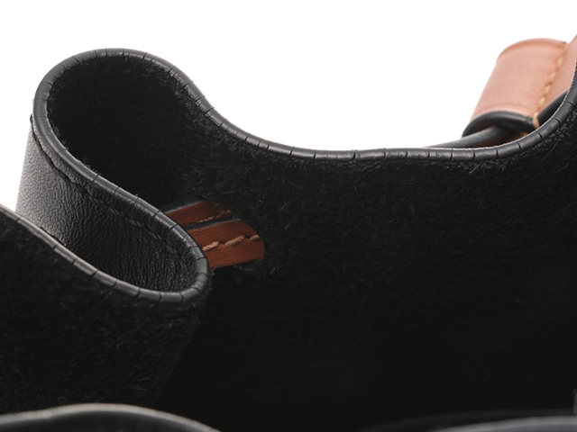 LOEWE ロエベ バルーンバッグスモール ブラック/ブラウン レザー【430】2148103807305