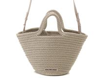 BALENCIAGA　バレンシアガ　イビザ　スモール　２wayバッグ　ベージュ　ナイロン／ラムスキン　【471】　Y