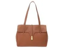 CELINE　セリーヌ　ソフト16　ラージ　トートバッグ　ブラウン　レザー【433】2148103807749