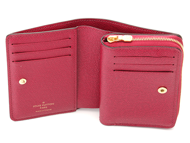 ルイヴィトン ポルトフォイユ ルー 二つ折り財布 M82377 フューシャ LOUIS VUITTON ルイヴィトン 二つ折り財布 ポルトフォイユ・ルー
