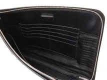 PRADA プラダ ドキュメントケース サフィアーノトラベル  ブラック サフィアーノレザー 2148103809811【433】
