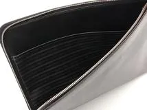 PRADA プラダ ドキュメントケース サフィアーノトラベル  ブラック サフィアーノレザー 2148103809811【433】