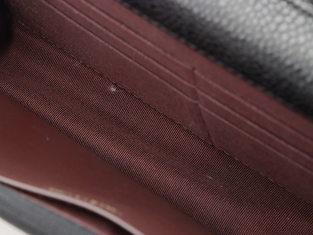 CHANEL　シャネル　マトラッセ　チェーンウォレット　ブラック　GP金具　キャビア【471】2148103810244