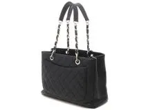 CHANEL シャネル マトラッセ GTSトートバッグ ブラック／SV
