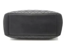 CHANEL シャネル マトラッセ GTSトートバッグ ブラック/SV CHANEL シャネル マトラッセ GTSトートバッグ ブラック/SV