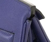 HERMES エルメス ハンドバッグ バーキン30 ブルーアンクル ヴォーエプソン シルバー金具 D刻印 2148103810596【430】