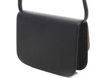 Salvatore Ferragamo　サルバトーレ・フェラガモ　ガンチーニ　ショルダーバッグ　ブラック　レザー　EZ21-0383　2148103810657　【205】