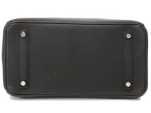 HERMES　エルメス　バーキン30　ブラック　シルバー金具　トゴ　A刻印【432】2148103810909