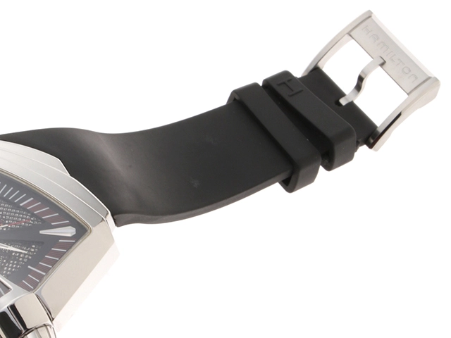 HAMILTON　ハミルトン　メンズ腕時計　ベンチュラXXL　ステンレススチール　H246551　自動巻き　ブラック文字盤　2148103811265　【205】