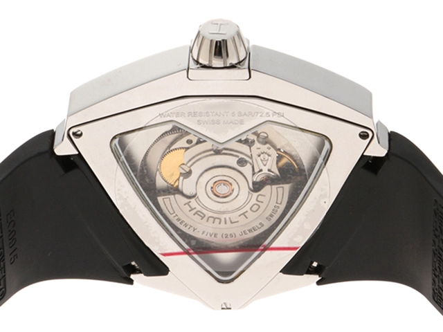 HAMILTON　ハミルトン　メンズ腕時計　ベンチュラXXL　ステンレススチール　H246551　自動巻き　ブラック文字盤　2148103811265　【205】