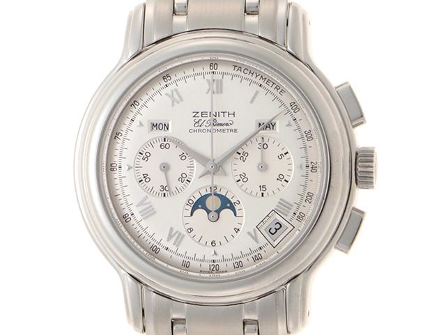 ZENITH ゼニス クロノマスター トリプルカレンダー ステンレス