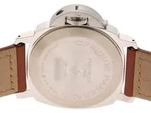 2018年ギャランティー PANERAI パネライ ルミノール マリーナ ロゴ アッチャイオ 手巻き  100m防水 SS  PAM01005 【432】