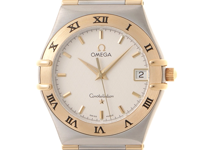 OMEGA オメガ 腕時計 コンステレーション 33.5 mm 1312.30.00 スティール/K18イエローゴールド シルバ﻿ー文字盤 クオーツ【472】SJ