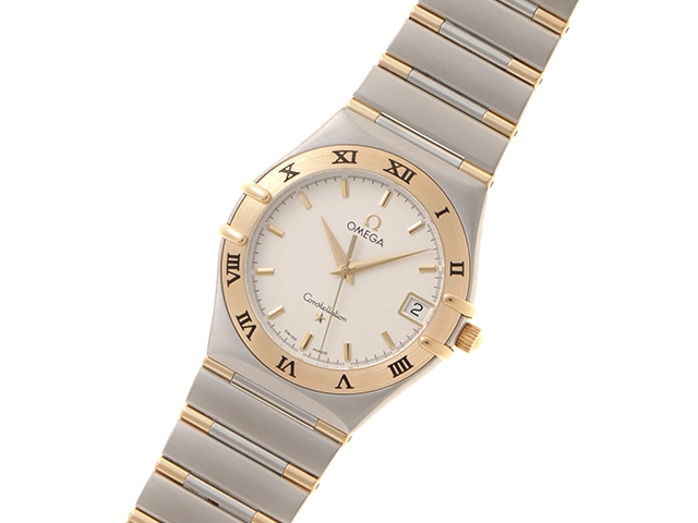 OMEGA オメガ 腕時計 コンステレーション 33.5 mm 1312.30.00 スティール/K18イエローゴールド シルバ﻿ー文字盤 クオーツ【472】SJ