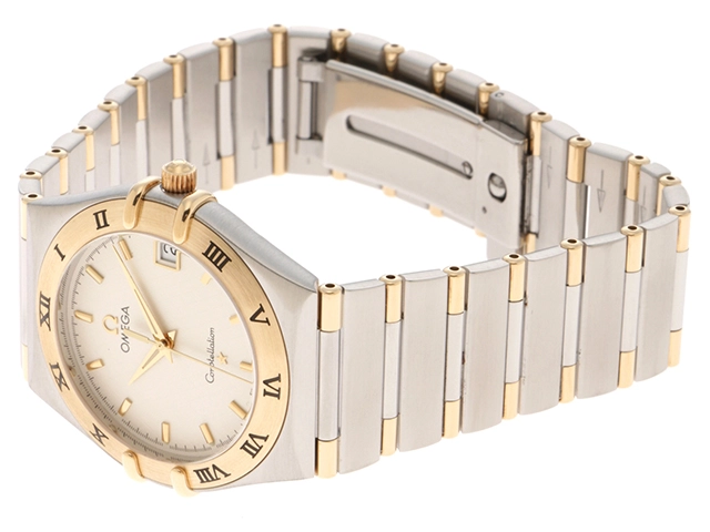 OMEGA オメガ 腕時計 コンステレーション 33.5 mm 1312.30.00 スティール/K18イエローゴールド シルバ﻿ー文字盤 クオーツ【472】SJ