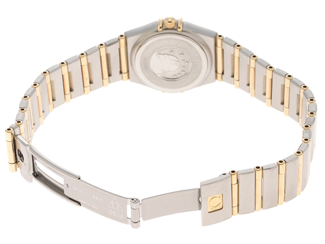 OMEGA オメガ　レディース クオーツ　コンステレーション ミニ 1262.70.00　ホワイトシェル文字盤 YG/SS【472】HK