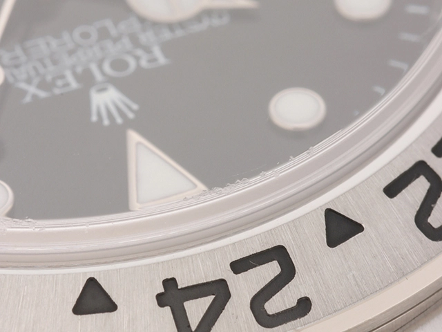 D番2006年並行品 ROLEX ロレックス 腕時計 エクスプローラーII 16570 ステンレス ブラック文字盤 自動巻き ルーレット無し【472】SJ