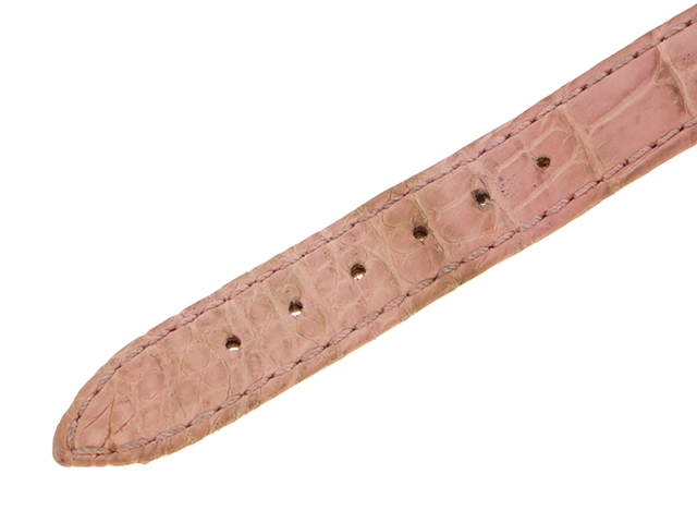 Chopard 　　ショパール 　 ハッピースポーツ 　　5Pダイヤ     ホワイト文字盤  　　SS/アリゲーターレザー 　　27/8245-21 　　レディース　　【436】　　2148103811654