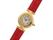 Cartier　カルティエ　マストコリゼ　ヴェルメイユ　W1000653　GP（SV925）/カーフレザー　女性用クオーツ時計【473】