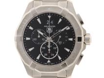 TAG HEUER　タグ・ホイヤー　時計　アクアレーサー クロノグラフ　CAY1110.BA0927　ブラック文字盤　SS　クォーツ　メンズ　M