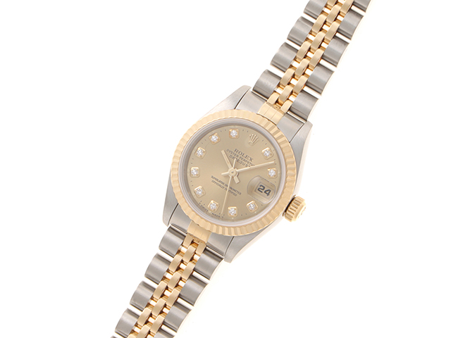 ROLEX ロレックス デイトジャスト SS/YG 自動巻き 69173G