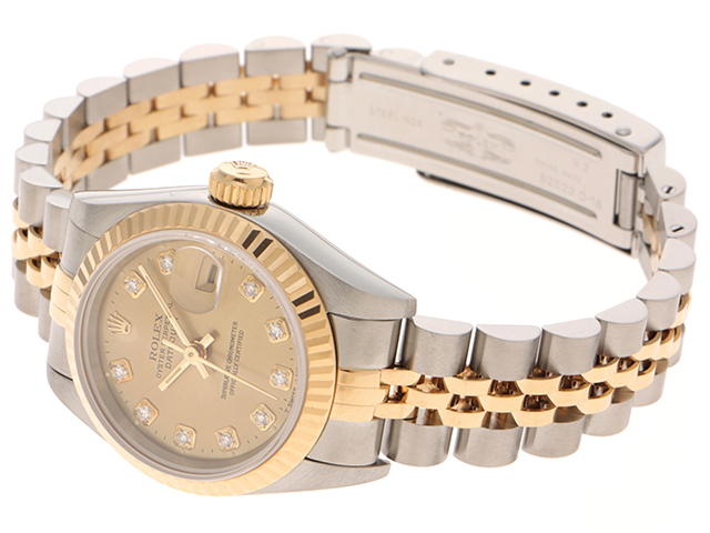 ROLEX ロレックス デイトジャスト SS/YG 自動巻き 69173G