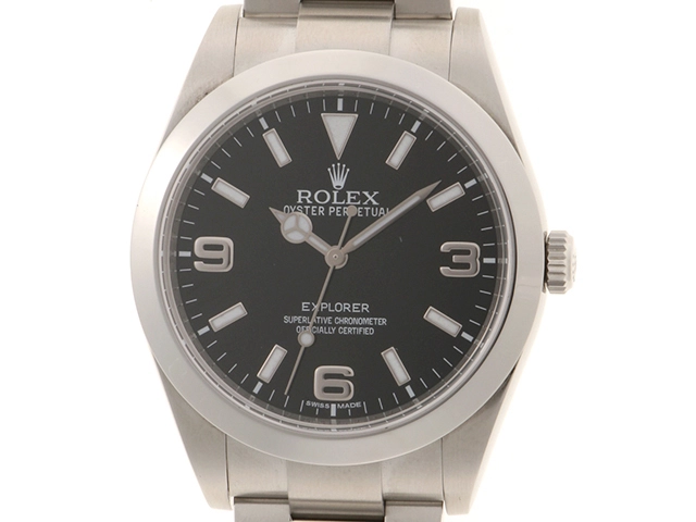 ROLEX　　ロレックス 　  エクスプローラーⅠ　　214270 　　ブラック文字盤　　自動巻き　　【436】　　2148103813306