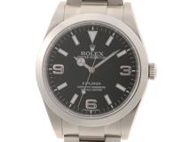 ROLEX　ロレックス　エクスプローラーⅠ　214270　SS　ステンレススチール　黒文字盤　自動巻き 　【436】　2143300233520