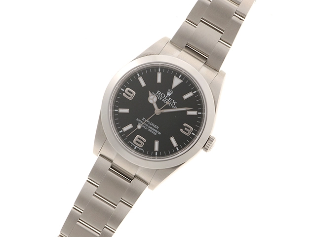ROLEX　　ロレックス 　  エクスプローラーⅠ　　214270 　　ブラック文字盤　　自動巻き　　【436】　　2148103813306