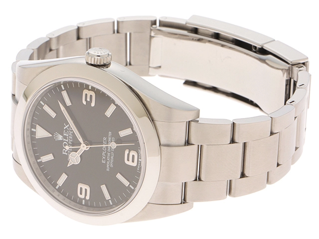ROLEX　　ロレックス 　  エクスプローラーⅠ　　214270 　　ブラック文字盤　　自動巻き　　【436】　　2148103813306