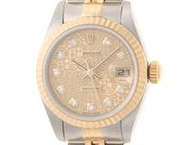 ROLEX　　ロレックス     　デイトジャスト　 　新10PD 　　イエローゴールド/ステンレススチール　　A番　　79173G　　自動巻 　　レディース　　【436】　　2148103813344