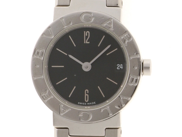 BVLGARI　ブルガリ　時計　ブルガリ ブルガリ　BB23SS　レディース　クオーツ　SS　黒文字盤【431】2148103813450