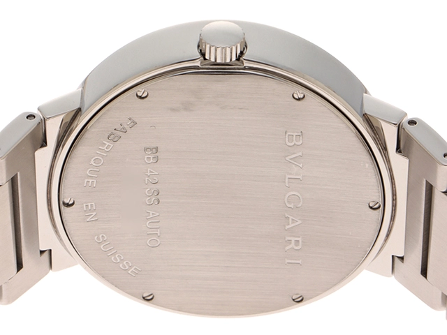 BVLGARI　ブルガリ　ブルガリブルガリ　BB42SS　ステンレススチール　自動巻き　メンズ　腕時計（2148103813535）【200】C